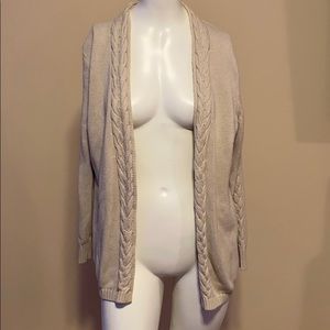 Cream Banana Republic cardigan